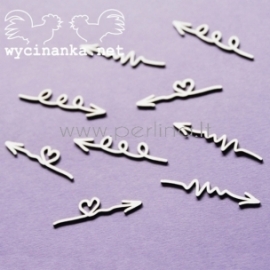 Chipboard "Doodling - Arrows", 9 pcs