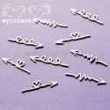 Chipboard "Doodling - Arrows", 9 pcs