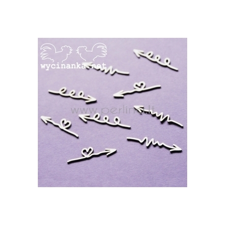 Chipboard "Doodling - Arrows", 9 pcs