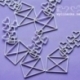 Chipboard "Valentine's Day - Envelopes", 5 pcs