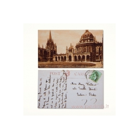 Mini atvirlaiškis "Londono rūmai", 4x7 cm