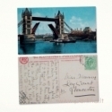Mini atvirlaiškis "Londono tiltas", 4x7 cm