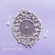 Chipboard "Blueberry Swirls - clock", 1 pc