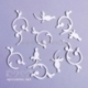 Chipboard "Wild rose - decors", 8 pcs
