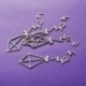 Chipboard "Kites", 4 pcs