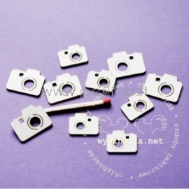 Chipboard "Mini Cameras - set", 10 pcs