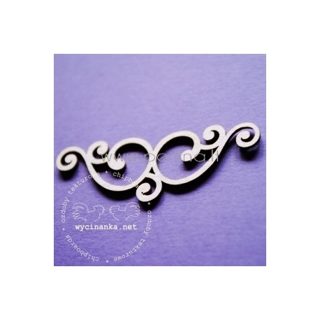 Chipboard "Romance - ornament 6", 8 pcs