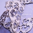 Chipboard "Forever - corner ornaments, large", 4 pcs