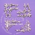 Chipboard "Rainforest - decorative corners", 4 pcs