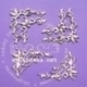 Chipboard "Rainforest - decorative corners", 4 pcs