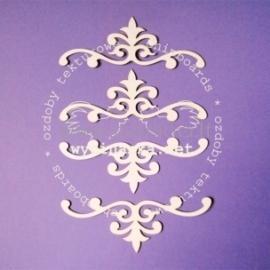 Chipboard "Louvre - decoration", 4 pcs