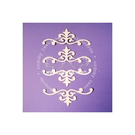 Chipboard "Louvre - decoration", 4 pcs