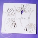 Chipboard "Summer Flowers 4", 4 pcs