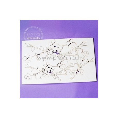 Chipboard "Summer Flowers 3", 3 pcs