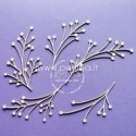 Chipboard "Summer Flowers 11", 5 pcs