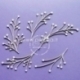 Chipboard "Summer Flowers 11", 5 pcs