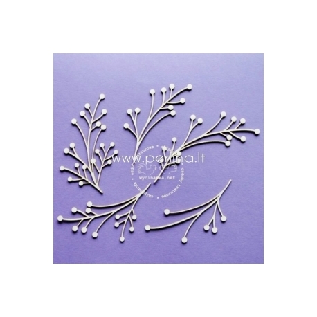 Chipboard "Summer Flowers 11", 5 pcs