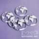 Chipboard "Globes", 5 pcs