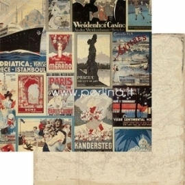 Popierius "Travel - Abroad Collection", 30,5x30,5 cm
