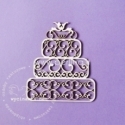 Chipboard "Sweet Dreams - Cake", 1 pc