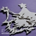 Chipboard "Christmas Doodles - Christmas tree", 1 pc