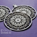 Chipboard "Wonderful time - bauble with ornament", 3 pcs