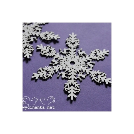 Chipboard "Wonderful time - snowflakes", 2 pcs