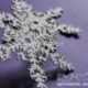 Chipboard "Wonderful time - snowflakes", 2 pcs