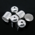 Užbaigimo antgalis virvelei, pasidabruotas, 10x11 mm, 1 vnt.