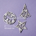 Chipboard "Lacy Christmas - Set 2", 3 pcs