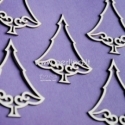 Chipboard "Christmas Tree 5", 5 pcs