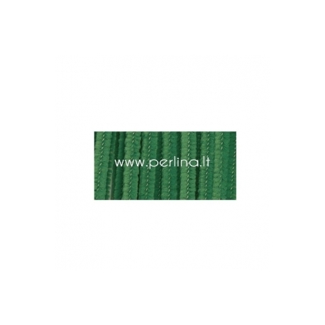 Pūkuota šenilo vielutė, sodri žalia sp., 30,5 cm, 25 vnt.