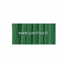 Chenille stems, emerald, 30,5 cm, 1 pc