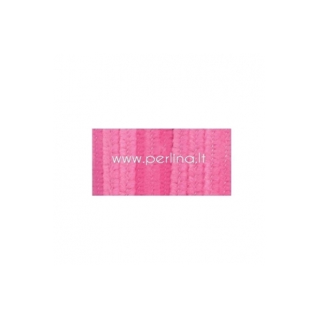 Chenille stems, pink, 30,5 cm, 25 pcs