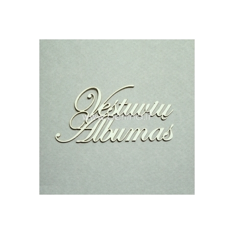 Chipboard "Wedding Album", 3 pcs