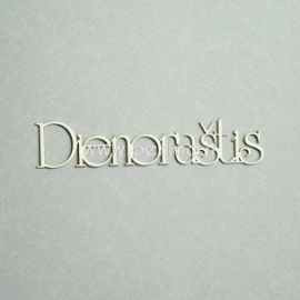 Chipboard "Diary", 1 pc