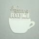 Chipboard "Coffee Cup - My Best Recipes", 1 pc