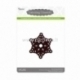 Die cut stencil snowflake small, 1 pc