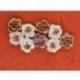Paper flowers "Italia Collection - Tenacious", 9 pcs