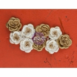 Paper flowers "Italia Collection - Tempting", 9 pcs