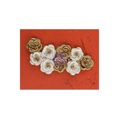 Paper flowers "Italia Collection - Tempting", 9 pcs