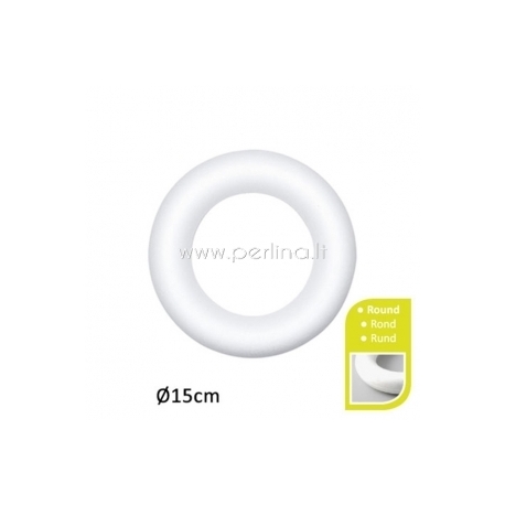 Styrofoam ring, 15 cm