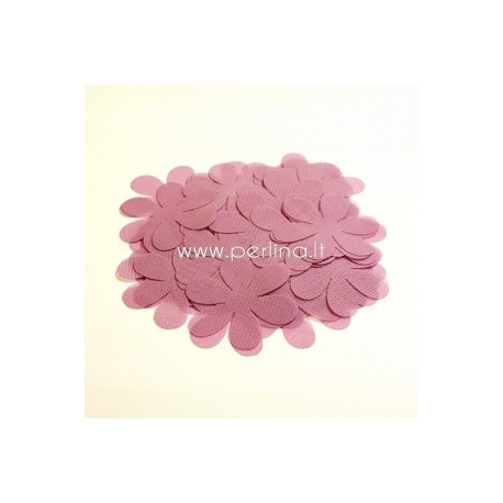 Fabric flower, lilac, 1 pc, select size