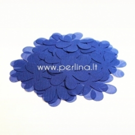 Fabric flowers, bright blue, 1 pc, select size