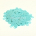 Fabric flowers, bright turquoise, 1 pc, select size
