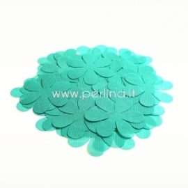 Fabric flowers, dark mint, 1 pc, select size