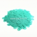 Fabric flowers, dark mint, 1 pc, select size