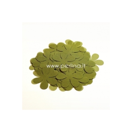 Fabric flowers, moss, 1 pc, select size