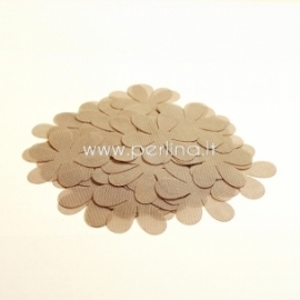 Fabric flowers, white coffee, 1 pc, select size