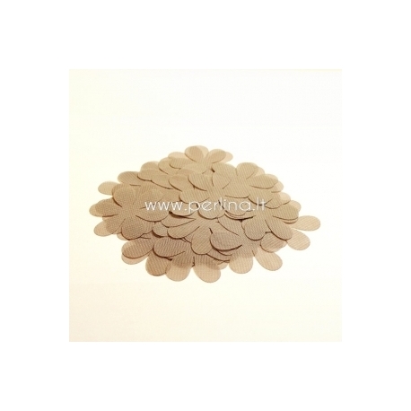 Fabric flowers, white coffee, 1 pc, select size